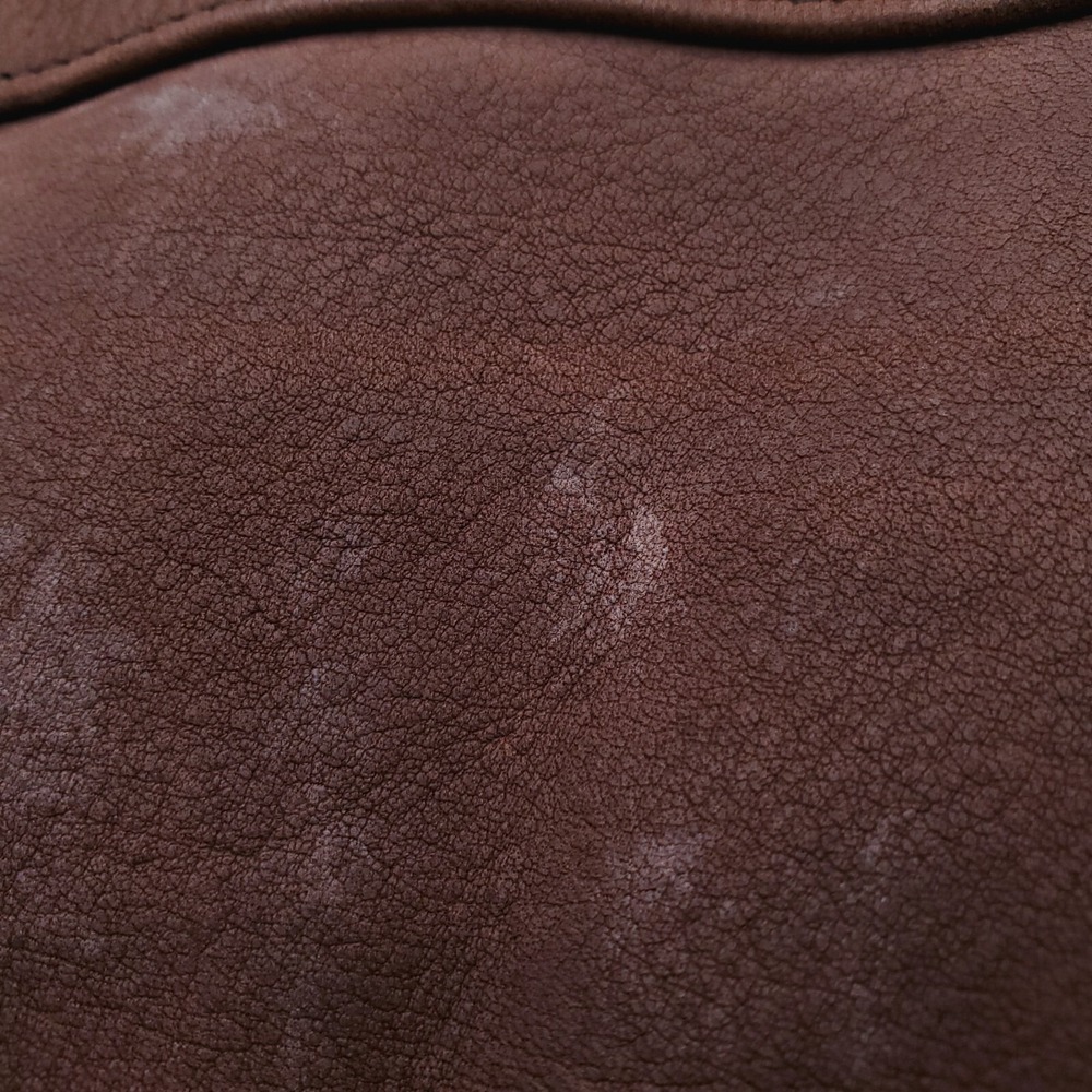 Vintage St Johns Bay Leather Jacket Mens Large Brown Wool Insulated Soft Supple - Picture 12 of 16